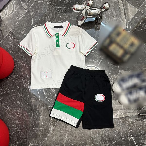kids designer polo sets white polo t shirts with black shorts two pieces sets brand boys sports sets high end children summer sports wear si
kids designer polo sets white polo t shirts with black shorts two pieces sets brand boys sports sets high end children summer sports wear si