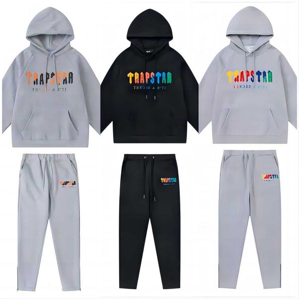 trapstar tracksuit hoodie rainbow scarf embroidered and velvet hooded sportswear close-up zipper pants casual guard pants trapstar hoodie ho, Gray
trapstar tracksuit hoodie rainbow scarf embroidered and velvet hooded sportswear close-up zipper pants casual guard pants trapstar hoodie ho, Gray