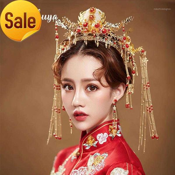hair clips barrettes niushuya luxury wedding bride traditional chinese accessories bridal headdress gold tiara round crown jewelry ornamen, Silver
hair clips barrettes niushuya luxury wedding bride traditional chinese accessories bridal headdress gold tiara round crown jewelry ornamen, Silver