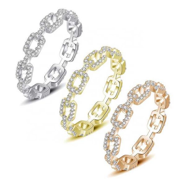 wedding rings twist chain rings for women zircon 925 sterling silver geometric simple elegant student ring wedding party ring bohemia jewelr, Slivery;golden
wedding rings twist chain rings for women zircon 925 sterling silver geometric simple elegant student ring wedding party ring bohemia jewelr, Slivery;golden