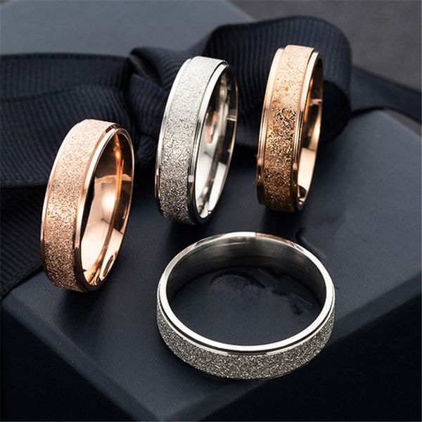 2mm 4mm 6mm couple rings pure frosted stainless steel mens designer ring silver rose gold ring for woman jewelry party south american valent
2mm 4mm 6mm couple rings pure frosted stainless steel mens designer ring silver rose gold ring for woman jewelry party south american valent