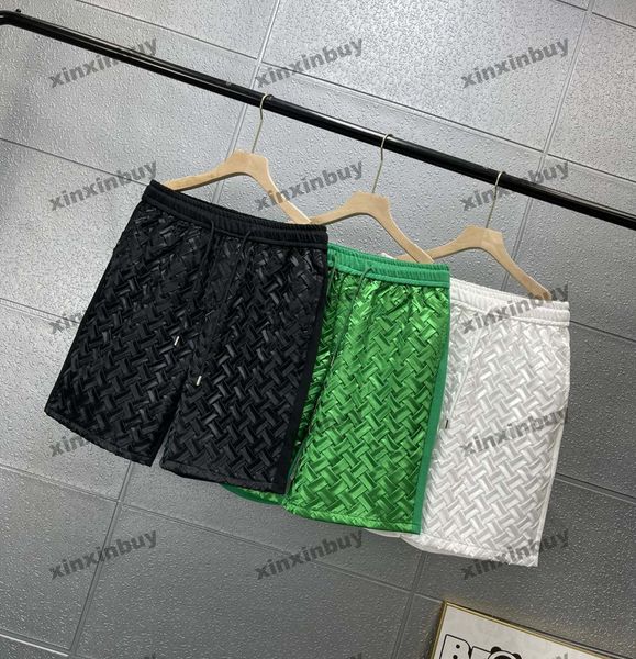 xinxinbuy men women designer shorts pant jacquard woven stripe fabric letter cotton spring summer green blue s-4xl
xinxinbuy men women designer shorts pant jacquard woven stripe fabric letter cotton spring summer green blue s-4xl