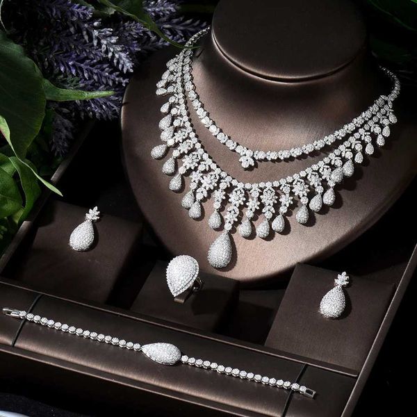link, chain 4pcs necklace and earring set cubic zirconia women bridal wedding jewelry set, Black
link, chain 4pcs necklace and earring set cubic zirconia women bridal wedding jewelry set, Black