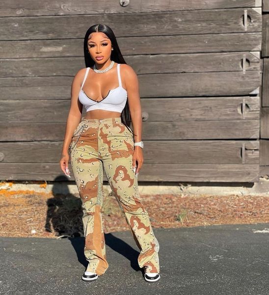 women's pants capris casual camouflage print trousers camo cargo zip button design patchwork flared outdoor jogger with pocket 230428, Black;white
women's pants capris casual camouflage print trousers camo cargo zip button design patchwork flared outdoor jogger with pocket 230428, Black;white