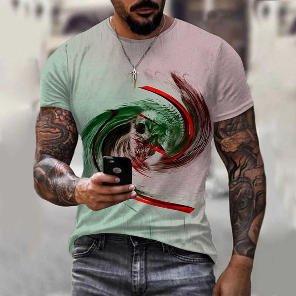 summer skull new trendy men's fierce short sleeve t-shirt large short sleeve t-shirt, White;black
summer skull new trendy men's fierce short sleeve t-shirt large short sleeve t-shirt, White;black