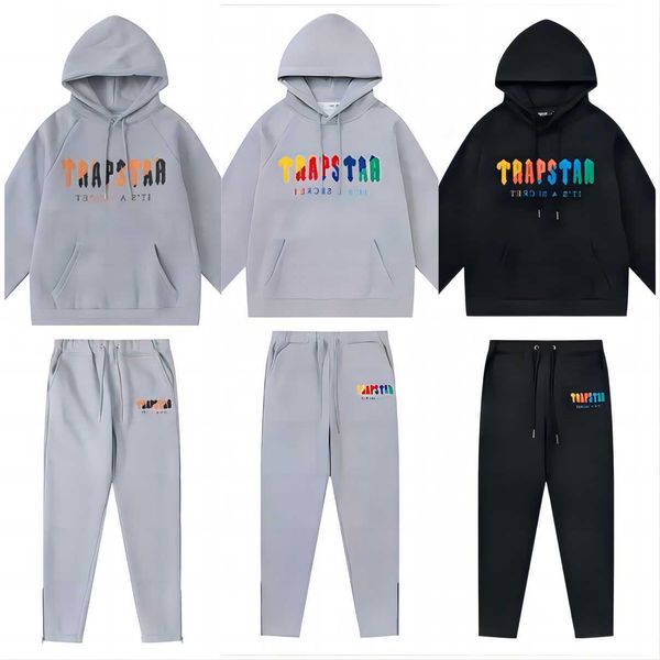 trapstar tracksuit hoodie rainbow scarf embroidered and velvet hooded sportswear close-up zipper pants casual guard pants trapstar hoodie ho, Gray
trapstar tracksuit hoodie rainbow scarf embroidered and velvet hooded sportswear close-up zipper pants casual guard pants trapstar hoodie ho, Gray