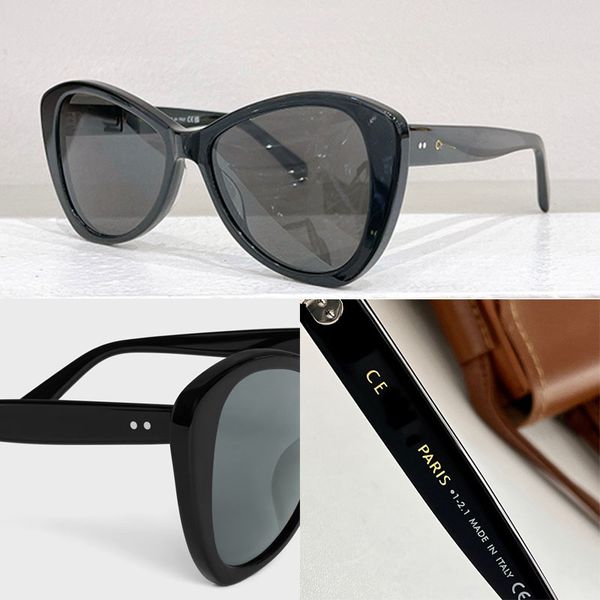 

Triumphal Arch U01A butterfly sunglasses oversized acetate oval frame path mirror legs elegant and fashionable Gafas de sol CL40270 travel and vacation