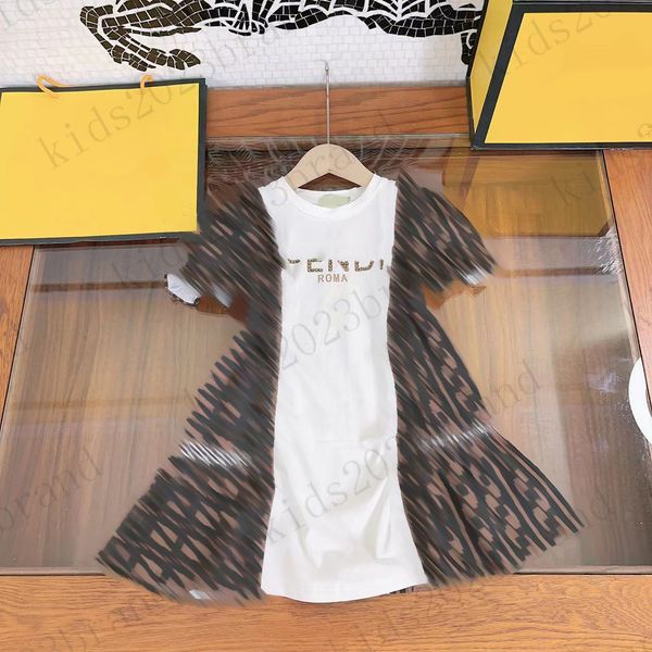 girls cotton dresses puff sleeve skirts brand designer kids princess dresses 2023ss summer children embroidery pleated skirts cotton girls s, Red;yellow
girls cotton dresses puff sleeve skirts brand designer kids princess dresses 2023ss summer children embroidery pleated skirts cotton girls s, Red;yellow