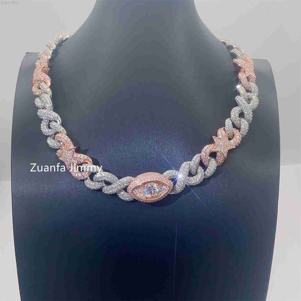 two row iced out jewelry 925 sterling silver real plated vvs1 moissanite cuban link chain evil eyes cuban
two row iced out jewelry 925 sterling silver real plated vvs1 moissanite cuban link chain evil eyes cuban