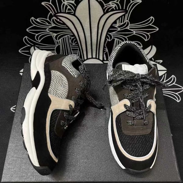 7a new luxury designer running shoes channel sneakers women lace-up sports shoe casual trainers classic sneaker woman ccity gsfs, Black
7a new luxury designer running shoes channel sneakers women lace-up sports shoe casual trainers classic sneaker woman ccity gsfs, Black