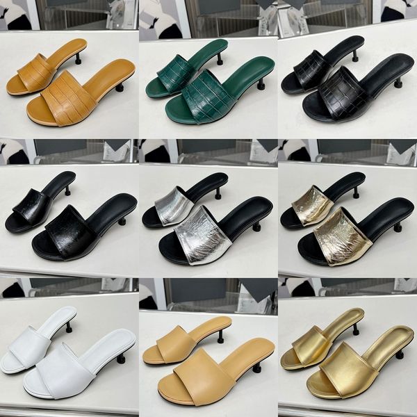 

Patent leather slippers Top luxury designer sandals Sexy women's stiletto heels Fashion comfortable casual shoes summer fish mouth half slipper new dress shoes 36-42, 12