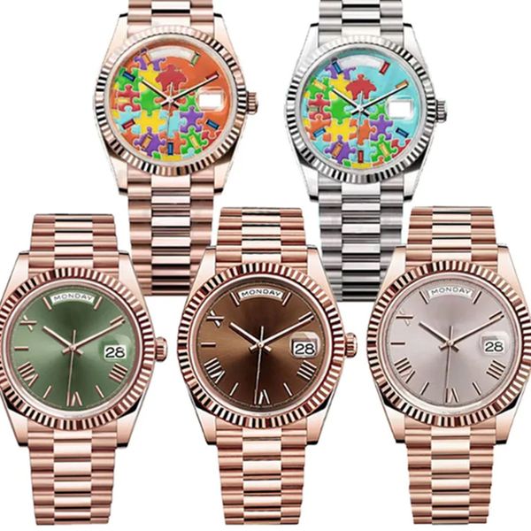 Luxury men's watch puzzle dial Roman numeral 40mm/36mm women's watch Sapphire waterproof automatic mechanical movement watch Montre De Luxe gift factory watch hjd, Yellow
Luxury men's watch puzzle dial Roman numeral 40mm/36mm women's watch Sapphire waterproof automatic mechanical movement watch Montre De Luxe gift factory watch hjd, Yellow