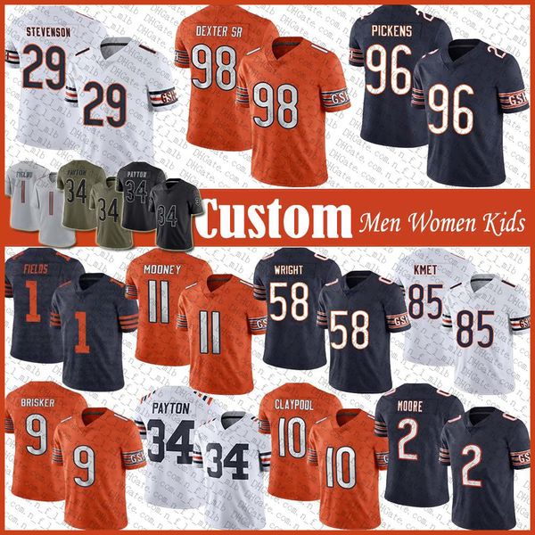 custom 1 justin fields 2 dj moore football jersey 9 jaquan brisker chase claypool darnell mooney tremaine edmunds darnell wright gervon dext, Black;red
custom 1 justin fields 2 dj moore football jersey 9 jaquan brisker chase claypool darnell mooney tremaine edmunds darnell wright gervon dext, Black;red