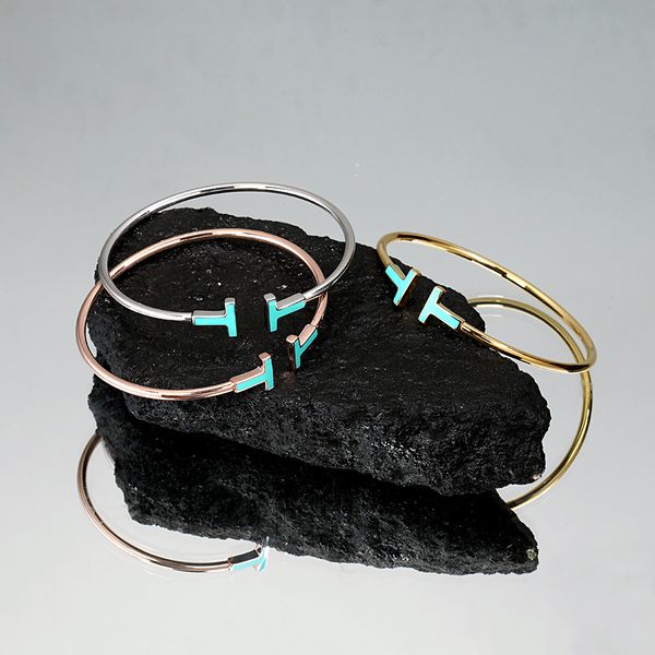fashion style two t diamond plated 18k gold bangle bracelet bracelets for women girls open trendy designer jewelry wedding party jewelry bri, Black
fashion style two t diamond plated 18k gold bangle bracelet bracelets for women girls open trendy designer jewelry wedding party jewelry bri, Black
