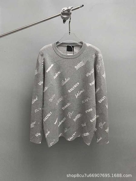 Men's Sweaters The correct version of 's autumnwinter full letter jacquard knitted pullover casual loose men's and women's sweater FECA, Gray
Men's Sweaters The correct version of 's autumnwinter full letter jacquard knitted pullover casual loose men's and women's sweater FECA, Gray