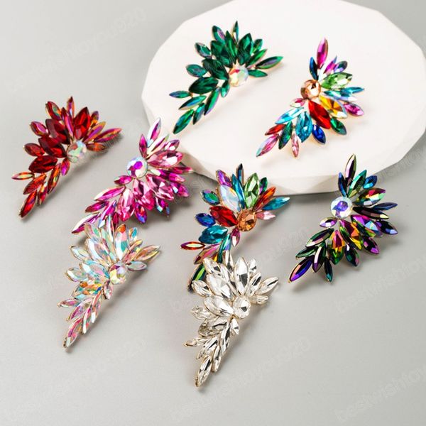 trendy beads crystal wings earrings for women boho multicolored ear accessories wedding jewelry, Silver
trendy beads crystal wings earrings for women boho multicolored ear accessories wedding jewelry, Silver