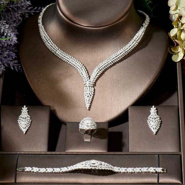 link, chain fashion white aaa cz zirconia leaf earring necklace set for women bridal weddings jewelry set, Black
link, chain fashion white aaa cz zirconia leaf earring necklace set for women bridal weddings jewelry set, Black