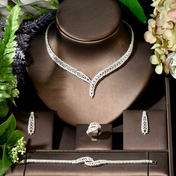 link, chain cubic zircon necklace earring rings bracelet dubai women wedding party jewelry set, Black
link, chain cubic zircon necklace earring rings bracelet dubai women wedding party jewelry set, Black