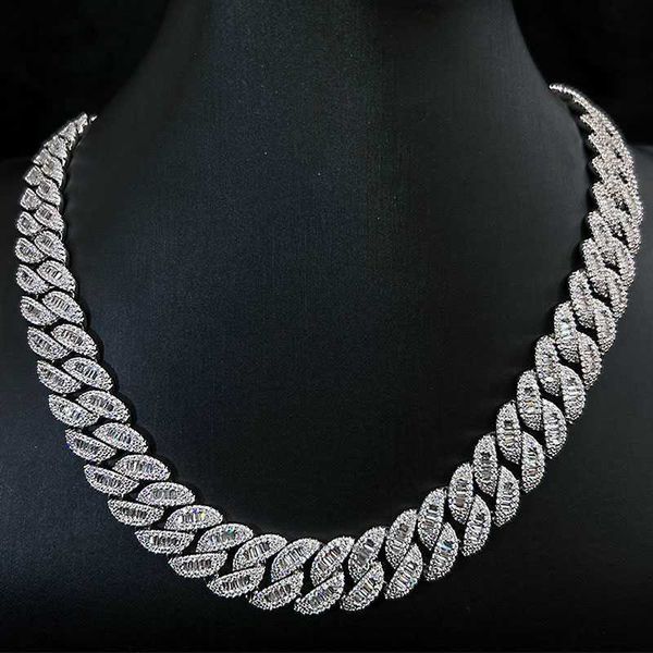 hip hop cuban link chain fashion jewelry necklaces chains for men cz prong iced out chains moissanite jewelry, Silver
hip hop cuban link chain fashion jewelry necklaces chains for men cz prong iced out chains moissanite jewelry, Silver
