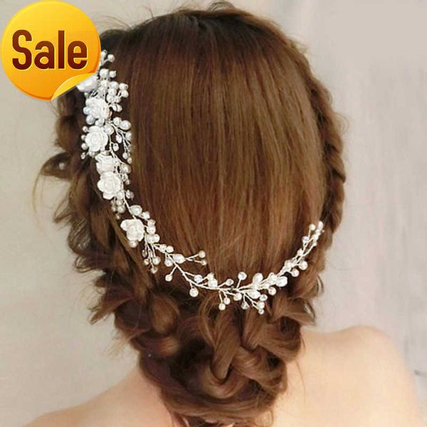 fashion white pearls bridal headpieces hair pins floral flower jewelry bridal half up bride hairs accessories vintage wreath wedding comb 20, Silver
fashion white pearls bridal headpieces hair pins floral flower jewelry bridal half up bride hairs accessories vintage wreath wedding comb 20, Silver