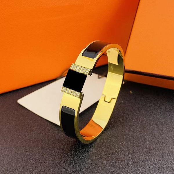 designer jewelry h letter bangle luxury brand bracelet 18k gold silver classic jewelry for women men nail bracelets charm cuff party wedding, Black
designer jewelry h letter bangle luxury brand bracelet 18k gold silver classic jewelry for women men nail bracelets charm cuff party wedding, Black