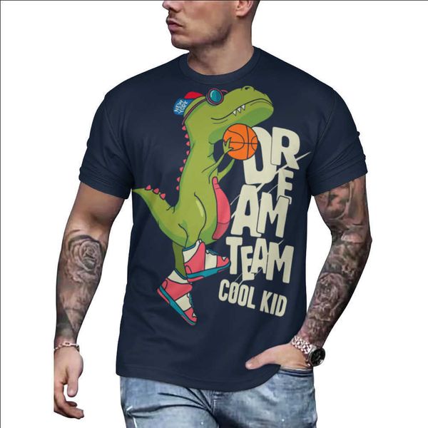 short sleeved t-shirt with men's round neck print summer trendy label large size, White;black
short sleeved t-shirt with men's round neck print summer trendy label large size, White;black