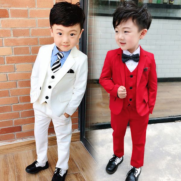 suits flower boys wedding suit children formal blazer jacket vest pants bowtie 4pcs clothing set kids performance dance party costume 230201, Black
suits flower boys wedding suit children formal blazer jacket vest pants bowtie 4pcs clothing set kids performance dance party costume 230201, Black