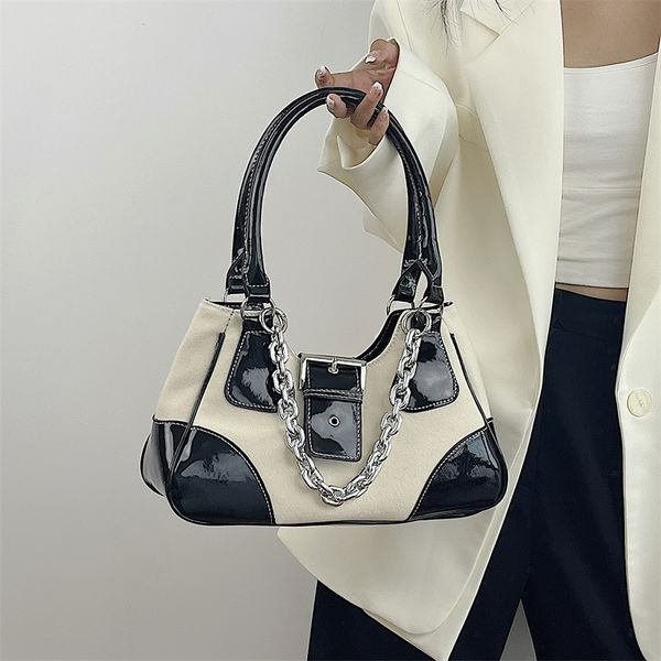 evening bags vintage sweet cool girls canvas underarm bag patent leather women's metal chain shoulder crossbody y2k tote purse handbags
evening bags vintage sweet cool girls canvas underarm bag patent leather women's metal chain shoulder crossbody y2k tote purse handbags