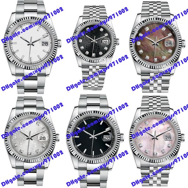 6 model highquality watch 2813 automatic mechanical watch 36mm black printed dial 116234 women's diamond watch stainless steel strap sa, Slivery;brown
6 model highquality watch 2813 automatic mechanical watch 36mm black printed dial 116234 women's diamond watch stainless steel strap sa, Slivery;brown