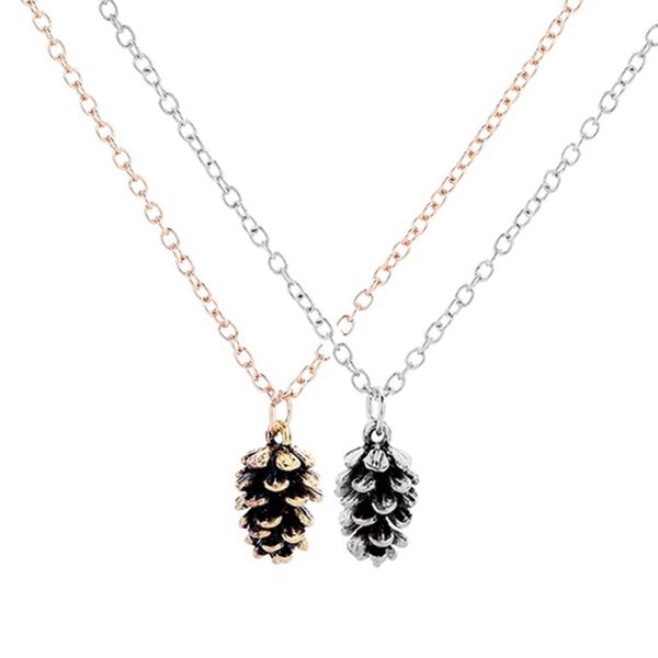 valentine's day gift creative pine pendant necklace alloy necklaces women's fashion accessories, Silver
valentine's day gift creative pine pendant necklace alloy necklaces women's fashion accessories, Silver