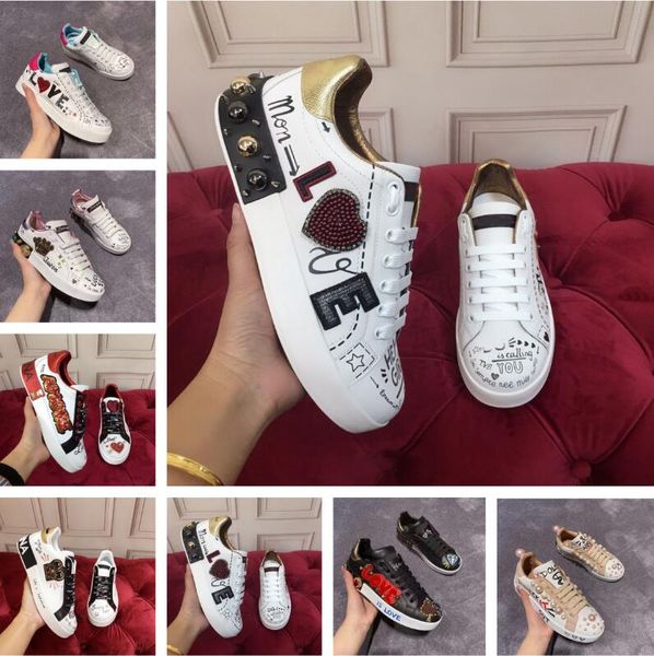 portofin sneakers shoes low-nappa calfskin trainers crown embroidery graffiti leather chunky rubber sole skateboard walking
portofin sneakers shoes low-nappa calfskin trainers crown embroidery graffiti leather chunky rubber sole skateboard walking