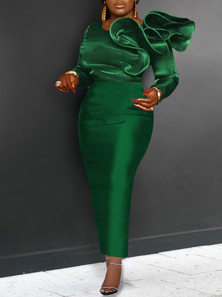 plus size dresses bodycon chic and elegant woman evening dress vintage o-neck sheath ruffles long vestido green chrismas office lady 230201, Black
plus size dresses bodycon chic and elegant woman evening dress vintage o-neck sheath ruffles long vestido green chrismas office lady 230201, Black