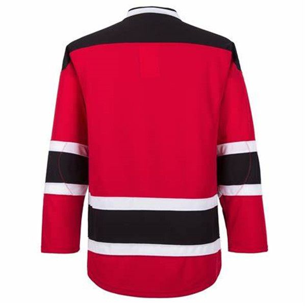 reverse retro hockey jerseys blank jersey, Black;red