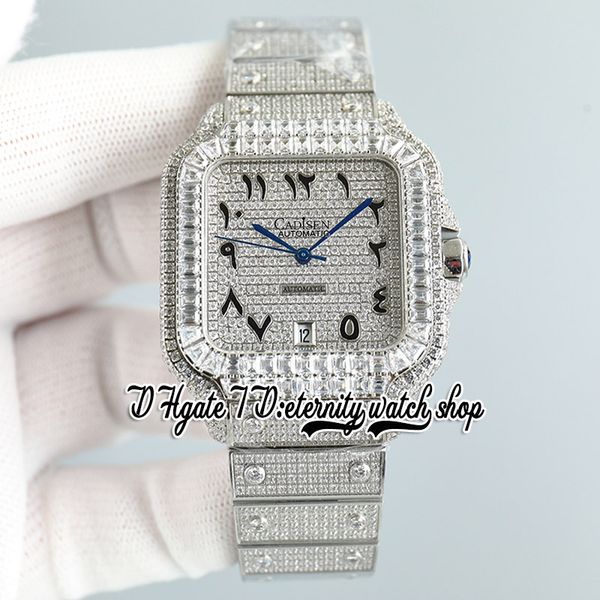 sf tw0018 paved diamonds m8215 automatic mens watch iced out big diamonds bezel black arabic markers diamond steel bracelet super edition et, Slivery;brown
sf tw0018 paved diamonds m8215 automatic mens watch iced out big diamonds bezel black arabic markers diamond steel bracelet super edition et, Slivery;brown