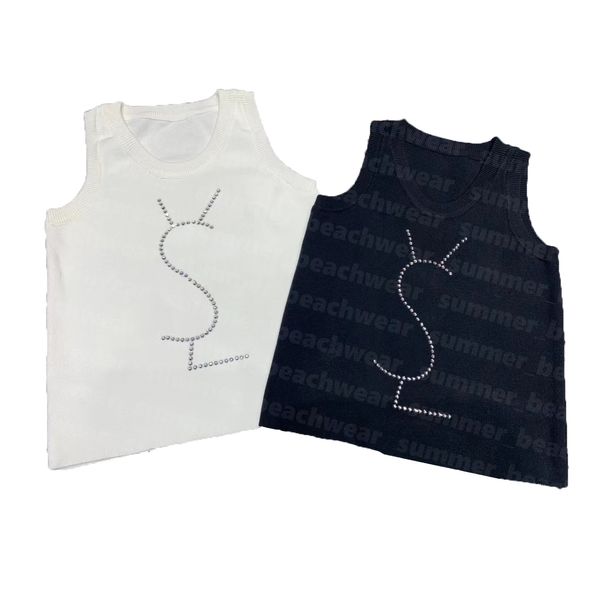knits tank women sport vest rhinestone letter knitted vests elastic yoga womens tee, White
knits tank women sport vest rhinestone letter knitted vests elastic yoga womens tee, White