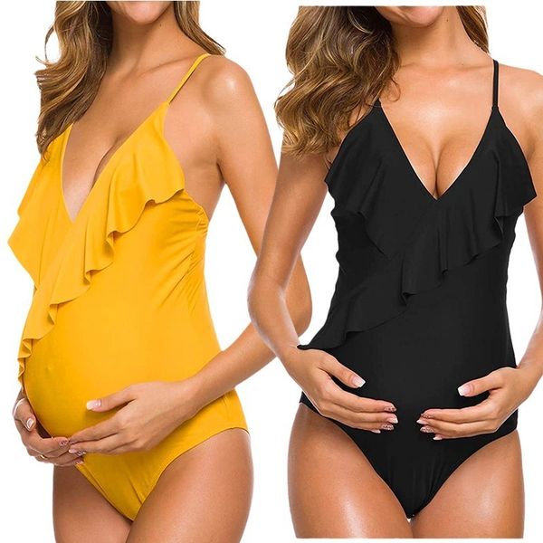 maternity swimwears swimsuit ruffle swimwear women vneck bikinis premama solid bodysuit pregnant lace up bathing suit 230201, White
maternity swimwears swimsuit ruffle swimwear women vneck bikinis premama solid bodysuit pregnant lace up bathing suit 230201, White