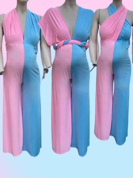 maternity dresses gender reveal halter side pography jumpsuit poshoot baby gown pink blue boy or girl pregnancy 230201, White
maternity dresses gender reveal halter side pography jumpsuit poshoot baby gown pink blue boy or girl pregnancy 230201, White