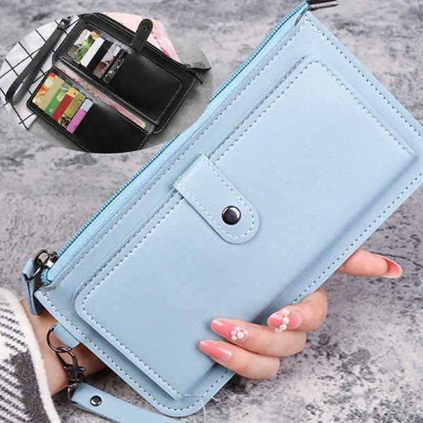 wallets fashion women bag long wallet pu leather purses coin purse credit bank card holders clutch bags money clips handbag 2023 y2301, Red;black
wallets fashion women bag long wallet pu leather purses coin purse credit bank card holders clutch bags money clips handbag 2023 y2301, Red;black