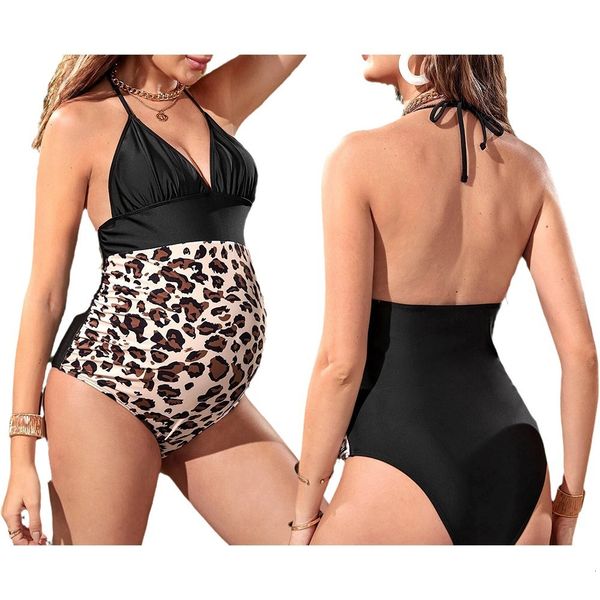 maternity swimwears women's leopard swimsuits premama halter blackless swimwear pregnancy patchwork beachwear tankinis 230201, White
maternity swimwears women's leopard swimsuits premama halter blackless swimwear pregnancy patchwork beachwear tankinis 230201, White