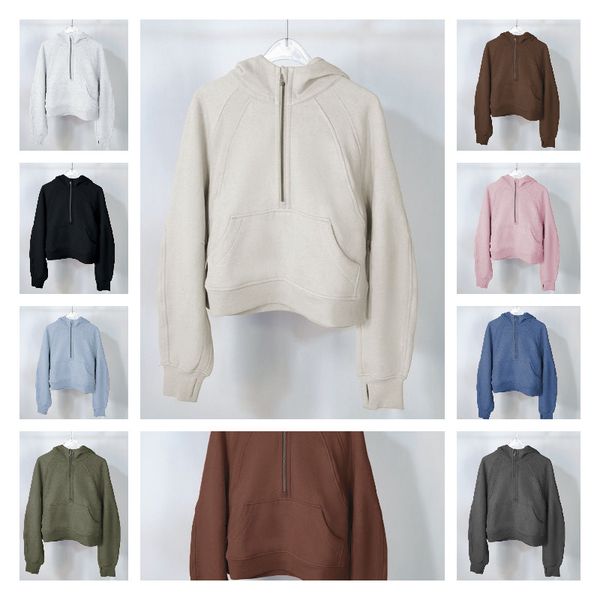 hoodies autumn fleece womens jackets yoga wear scuba oversized half-zip full zip hoodie sweatshirts version, Black
hoodies autumn fleece womens jackets yoga wear scuba oversized half-zip full zip hoodie sweatshirts version, Black