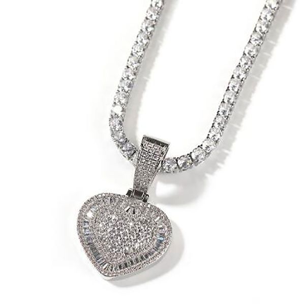 men women zircon heart locket pendant necklace copper icy charm trap rapper super star cubic zirconia hiphop jewelry, Silver
men women zircon heart locket pendant necklace copper icy charm trap rapper super star cubic zirconia hiphop jewelry, Silver