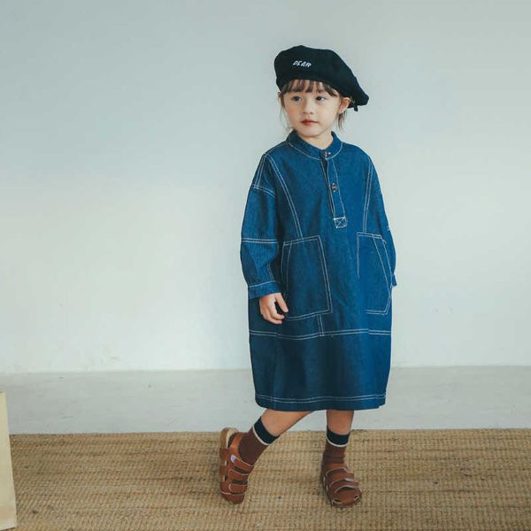girl's es new 2023 spring kids clothes children denim fashion girls straight dress loose #7245 0131, Red;yellow
girl's es new 2023 spring kids clothes children denim fashion girls straight dress loose #7245 0131, Red;yellow