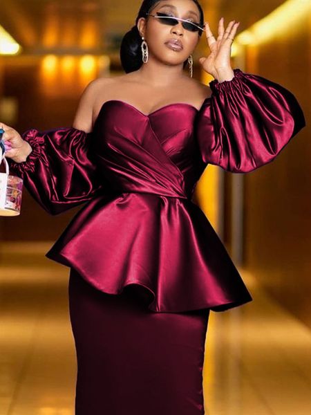 plus size dresses elegant strapless long evening dress women off shoulder ruffles bodycon formal gown summer maxi african femme robes 230201, Black
plus size dresses elegant strapless long evening dress women off shoulder ruffles bodycon formal gown summer maxi african femme robes 230201, Black