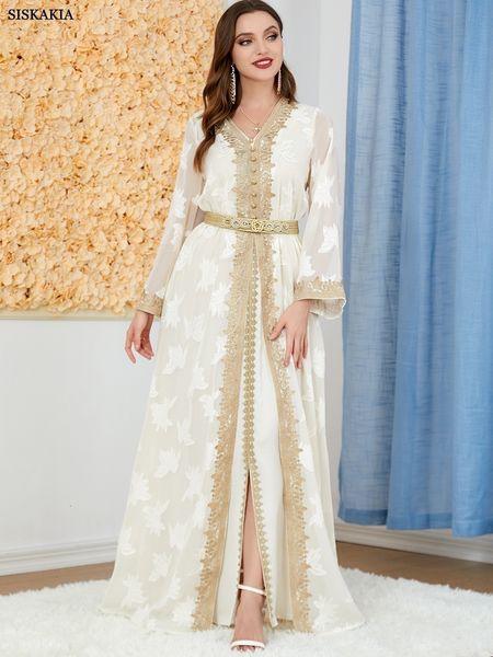ethnic clothing elegant casual women's dresses abayas for women muslim 2 pieces set floral embroidery guipure lace insert belted kaftan, Red
ethnic clothing elegant casual women's dresses abayas for women muslim 2 pieces set floral embroidery guipure lace insert belted kaftan, Red