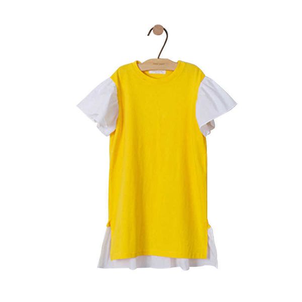 girl's es 4 to 14 years 2022 new summer cotton t-shirt girls flare sleeve children patchwork dress toddler clothes #2679 0131, Red;yellow
girl's es 4 to 14 years 2022 new summer cotton t-shirt girls flare sleeve children patchwork dress toddler clothes #2679 0131, Red;yellow