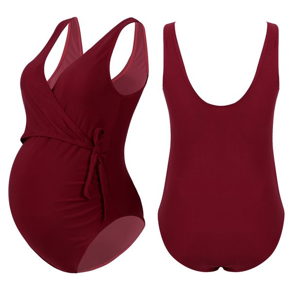 maternity swimwears pregnant women swimwear tie front high cut bathing suit v neck swimsuit 230201, White
maternity swimwears pregnant women swimwear tie front high cut bathing suit v neck swimsuit 230201, White