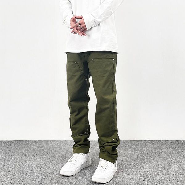 men's pants harajuku ankle zipper solid color straight casual cargo retro high street pockets hip hop baggy oversized trousers 230131, Black
men's pants harajuku ankle zipper solid color straight casual cargo retro high street pockets hip hop baggy oversized trousers 230131, Black