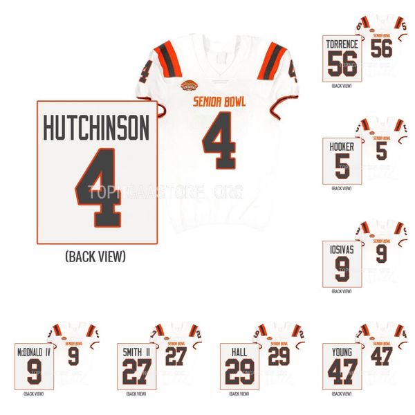 2023 senior bowl american team all star jersey xavier hutchinson o'cyrus torrence byron young hendon hooker andrei iosivas henry to, Black;red
2023 senior bowl american team all star jersey xavier hutchinson o'cyrus torrence byron young hendon hooker andrei iosivas henry to, Black;red