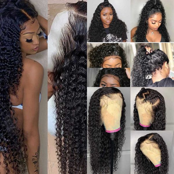 nxy lace wigs 13x4 kinky curly front human hair for black women brazilian transparent frontal wig 150%-250% density line 230106, Black;brown
nxy lace wigs 13x4 kinky curly front human hair for black women brazilian transparent frontal wig 150%-250% density line 230106, Black;brown