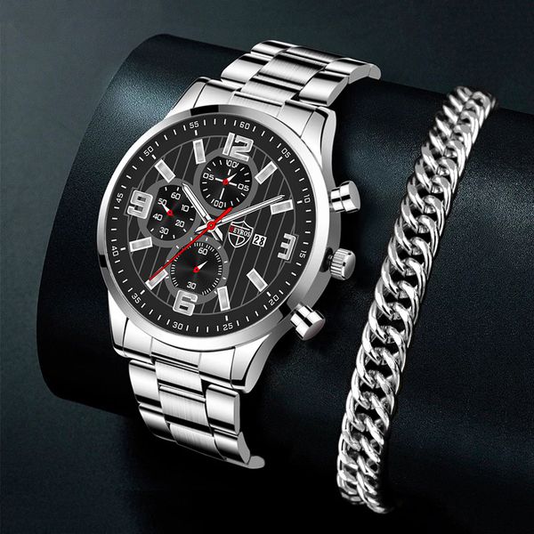 wristwatches reloj hombre mens casual watches luxury business stainless steel quartz wristwatch calendar male sports bracelet montre homme 2, Slivery;brown
wristwatches reloj hombre mens casual watches luxury business stainless steel quartz wristwatch calendar male sports bracelet montre homme 2, Slivery;brown